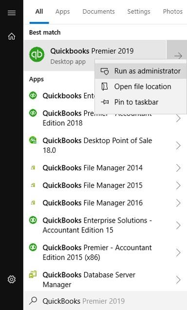 Log in Quickbooks as an Administrator